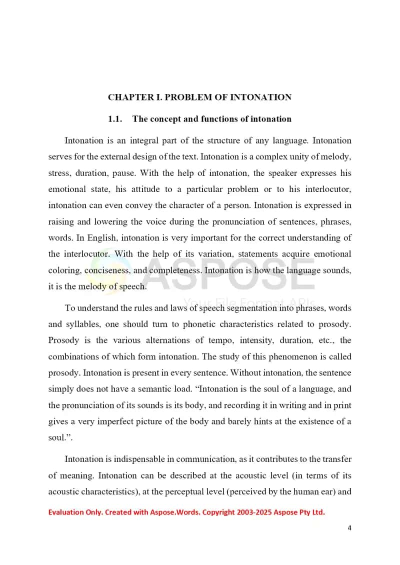 FOREIGN VIEWS OF THE PROBLEM OF INTONATION 4