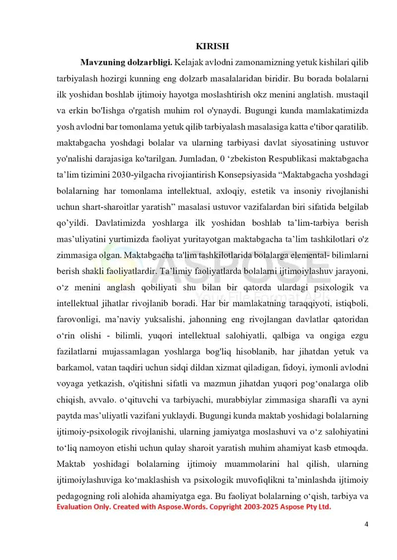 TARBIYA - IJTIMOIY HODISA 4