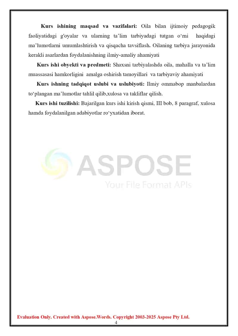 OILA BILAN IJTIMOIY PEDAGOGIK FAOLIYAT 4
