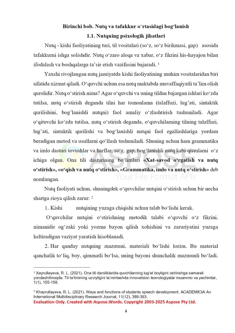 Nutq o‘quvchilarni tafakkurini o‘stirishdagi muhim vositasi 4