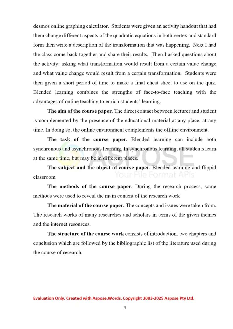 Blended Learning and Flipped Classroom 4