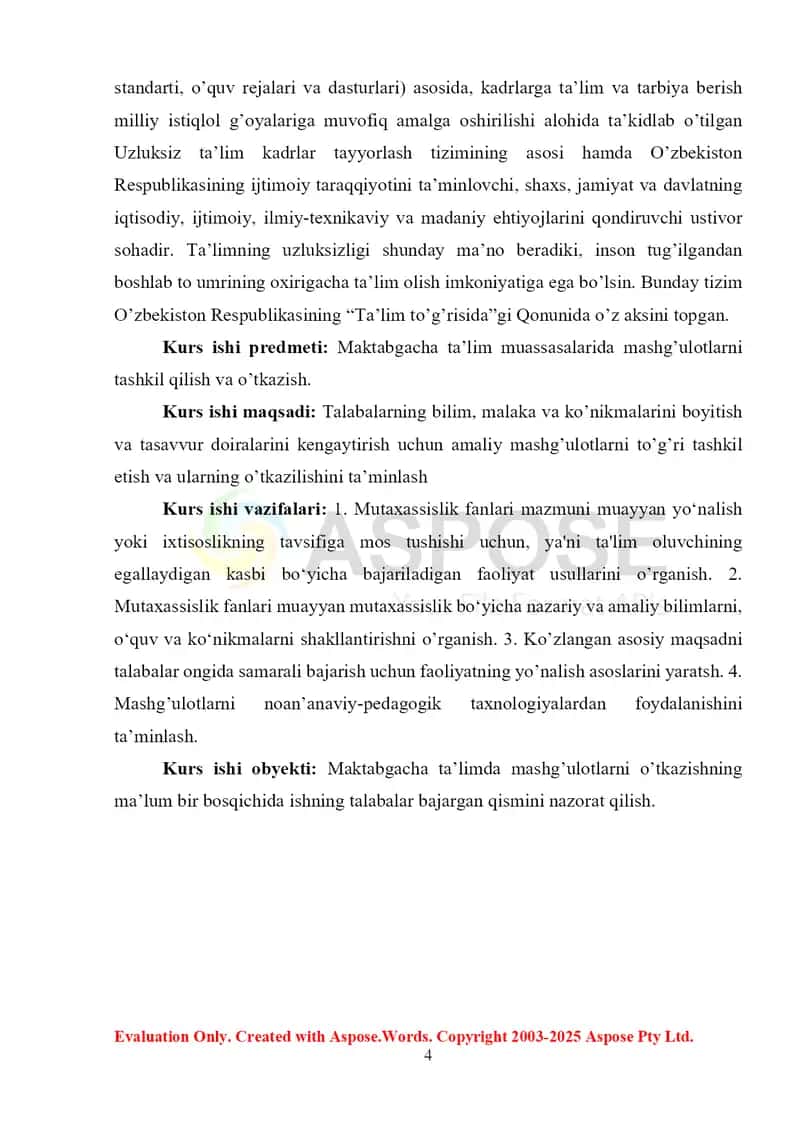 Mutaxassislik fanlarini o‘qitishda muommoli vaziyat, keys-stadi topshiriqlarini ishlab chiqish metodikasi 4