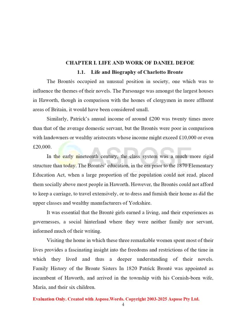 Literary analyze of Jane Eyre by Charlotto Bronte 4