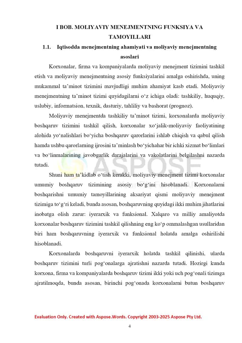 Moliyaviy menejmentning funksiya va tamoyillari 4
