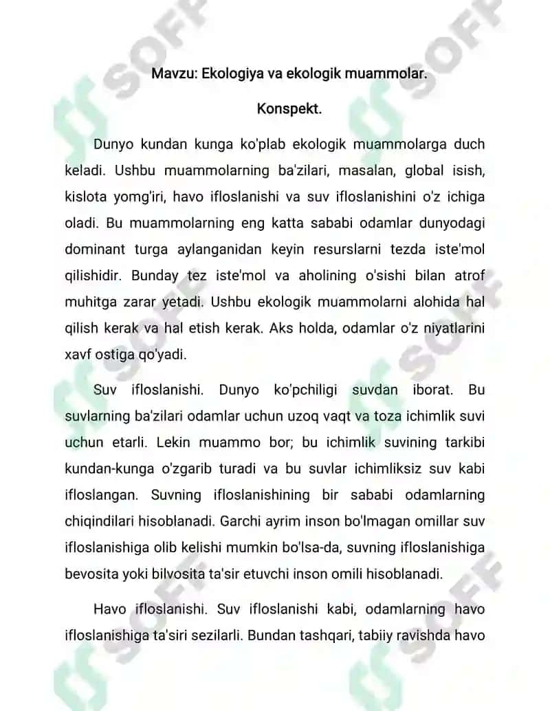 Tabiatni muhofaza qilish tadbirlari 4