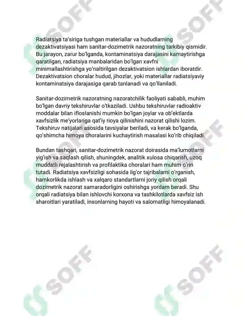 SANITAR-DOZIMETRIK NAZORAT 4