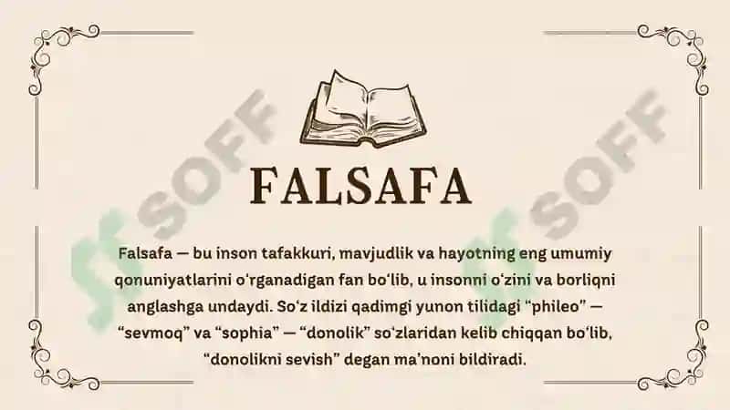 Falsafaning asosiy qonunlari va kategoriyalari 4