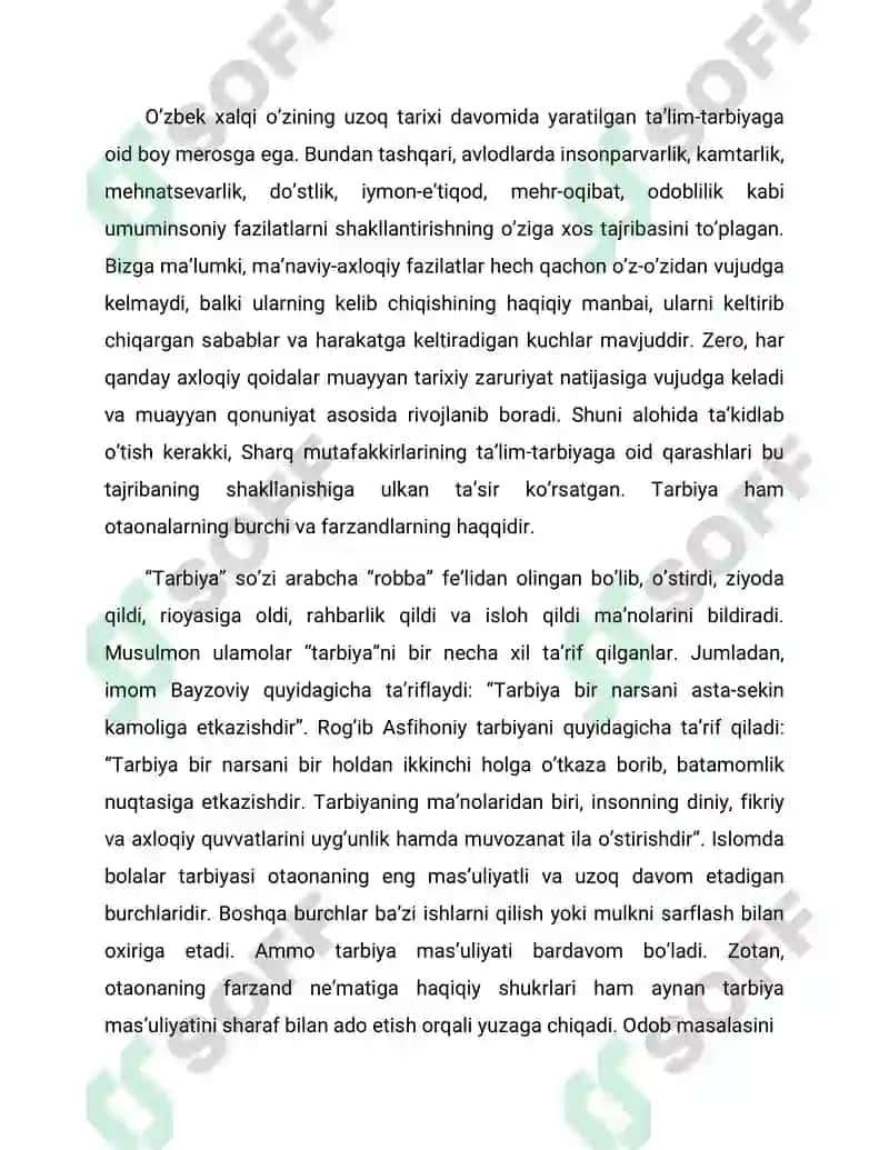 Maktabgacha ta’lim pedagogikasi fani 4