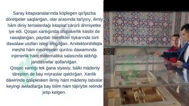 QOQAN XANLIǴINDA ILIM HÁM PÁNNIN RAWAJLANIWI 4