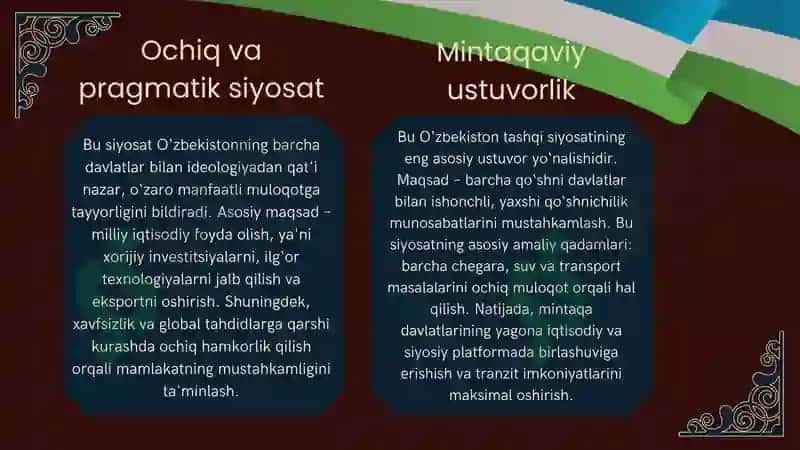 O'zbekistonning xalqaro tashkilotlar bilan hamkorlik aloqalari 4