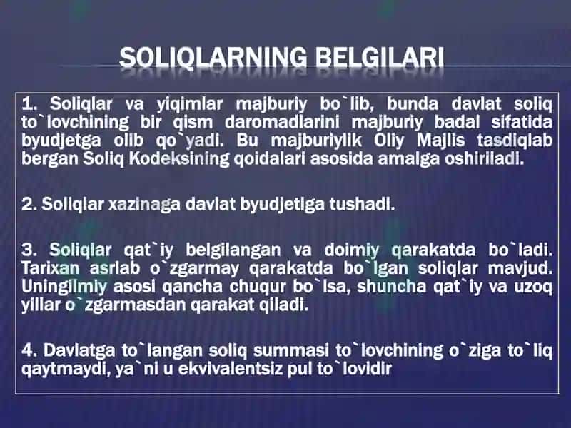SOLIQLARNING MAKROIQTISODIY MOHIYATI VA ROLI 4