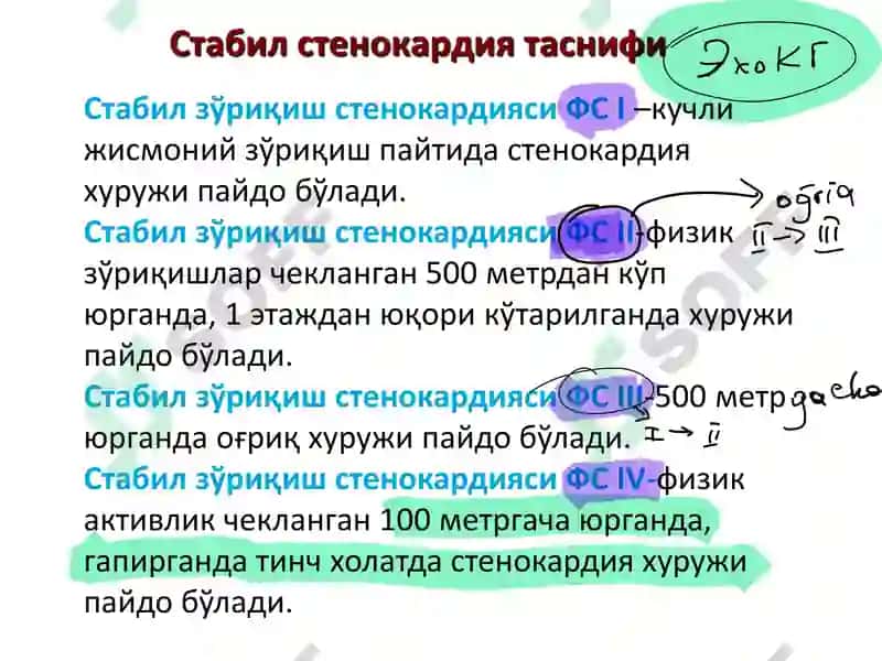 Yurak ishemik kasalliklari 4