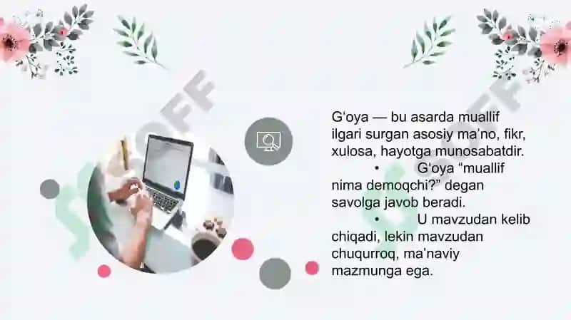 Badiiy asar gʻoyasi 4