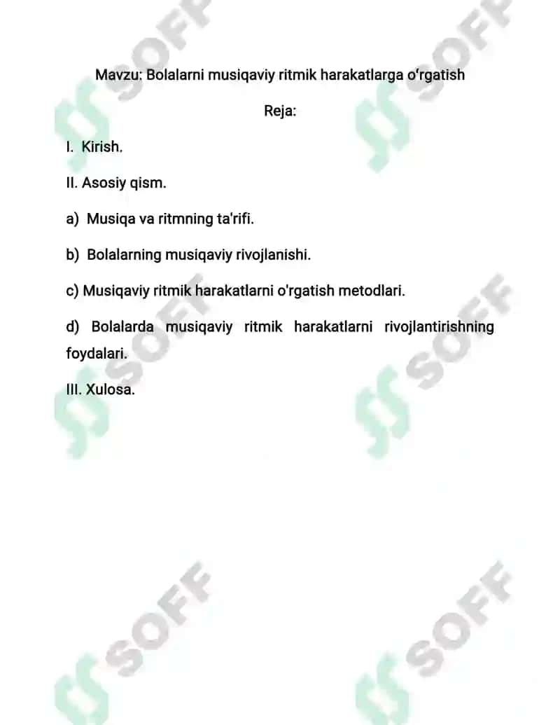 Bolalarni musiqaviy ritmik harakatlarga oʻrgatish 4