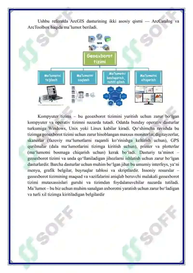 ArcGIS DASTURI BILAN TANISHISH 4