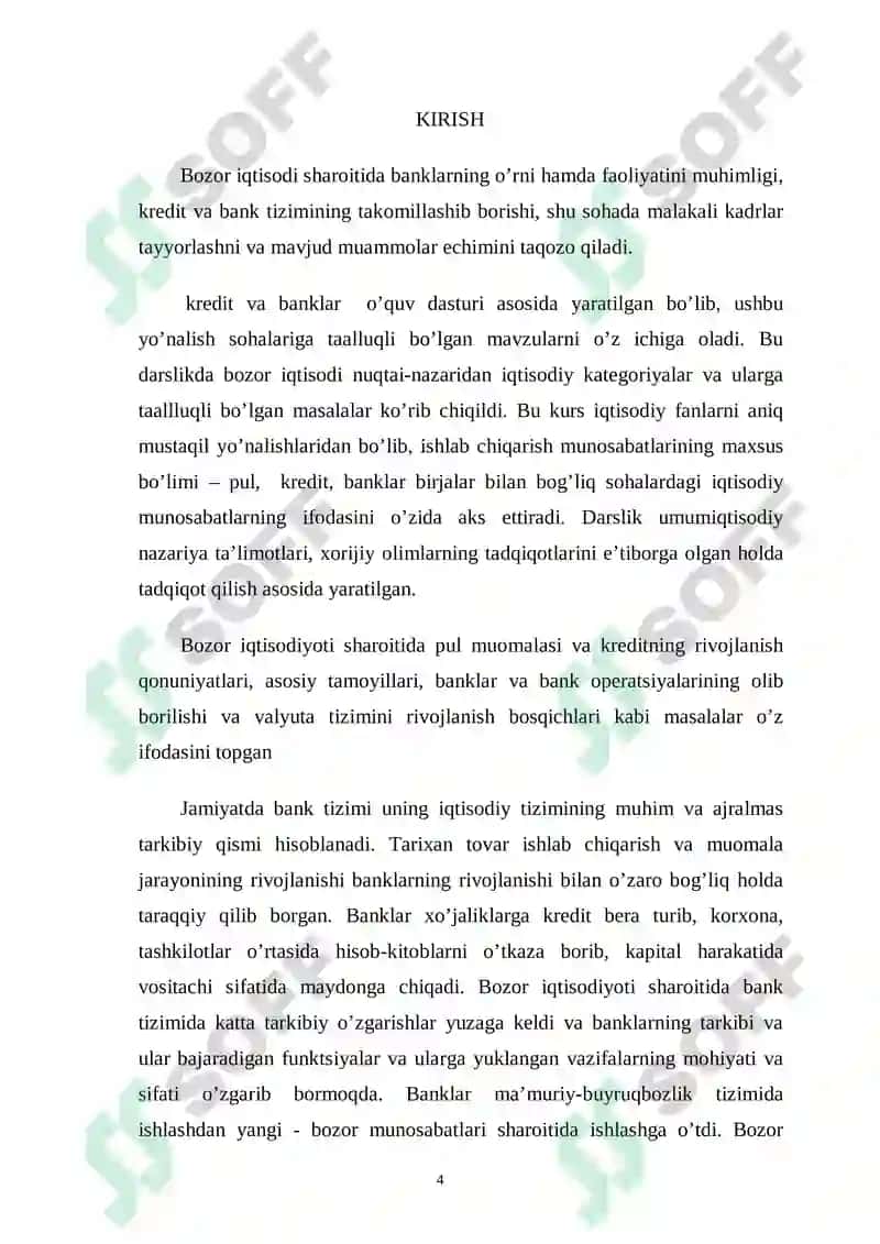Kreditning mohiyati va moliya tizimidagi roli 4