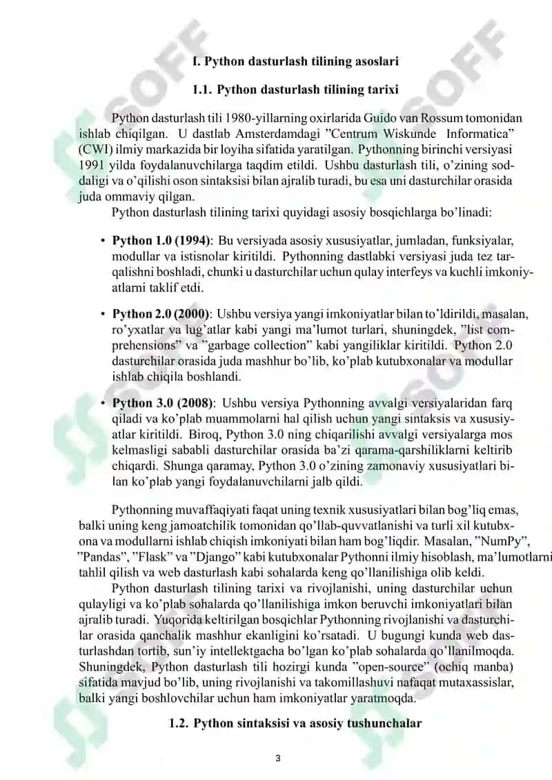 Python dasturlash tilining web dasturlar yaratish 4
