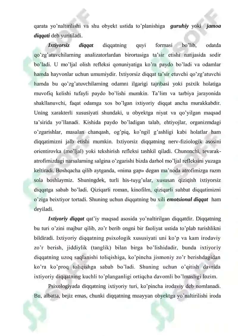 SHAXSNING BILISH JARAYONLARI 4