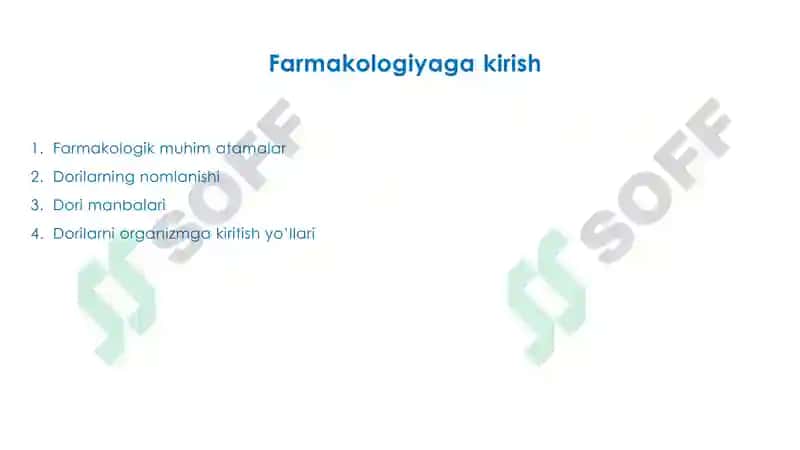 Umumiy farmakologiya 4