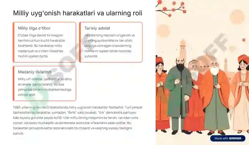 O'zbekiston mustaqillikka erishish arafasida 4