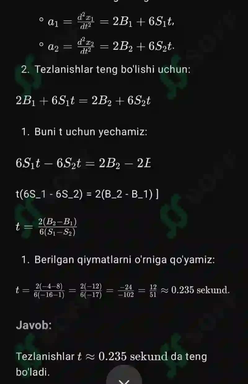 fizika yakuniy savollariga javoblar 4