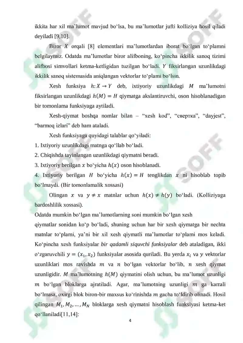 SHA-1 xesh funksiyasi tadqiqi 4