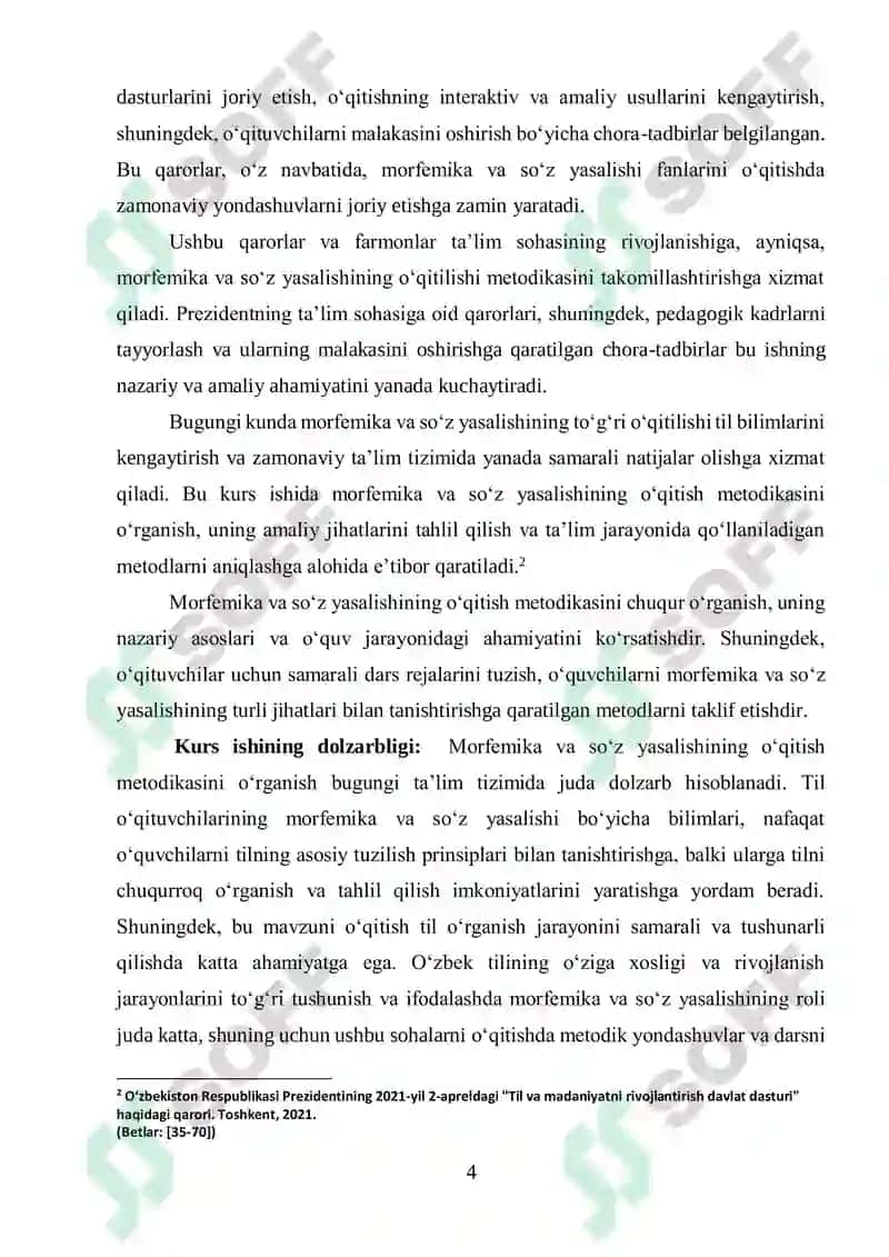 Morfemika va soʻz yasalishini oʻqitish metodikasi 4