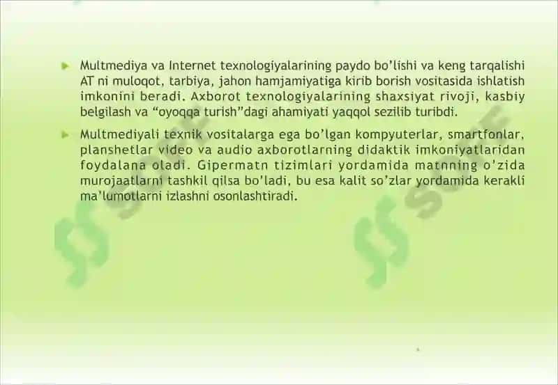 Texnik tizimlarda axborot texnologiyalari 4