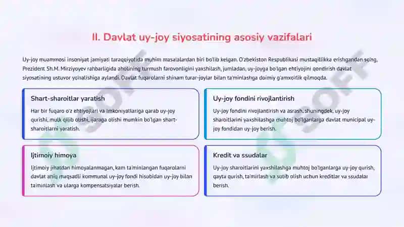 Uy-joy ijarasi shartnomasi Mustaqil ish 4