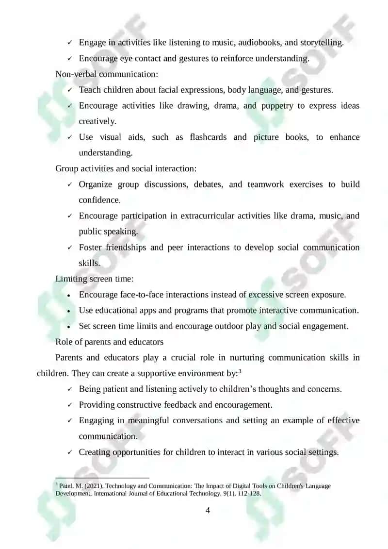 Developing Communication Skills of Children 4