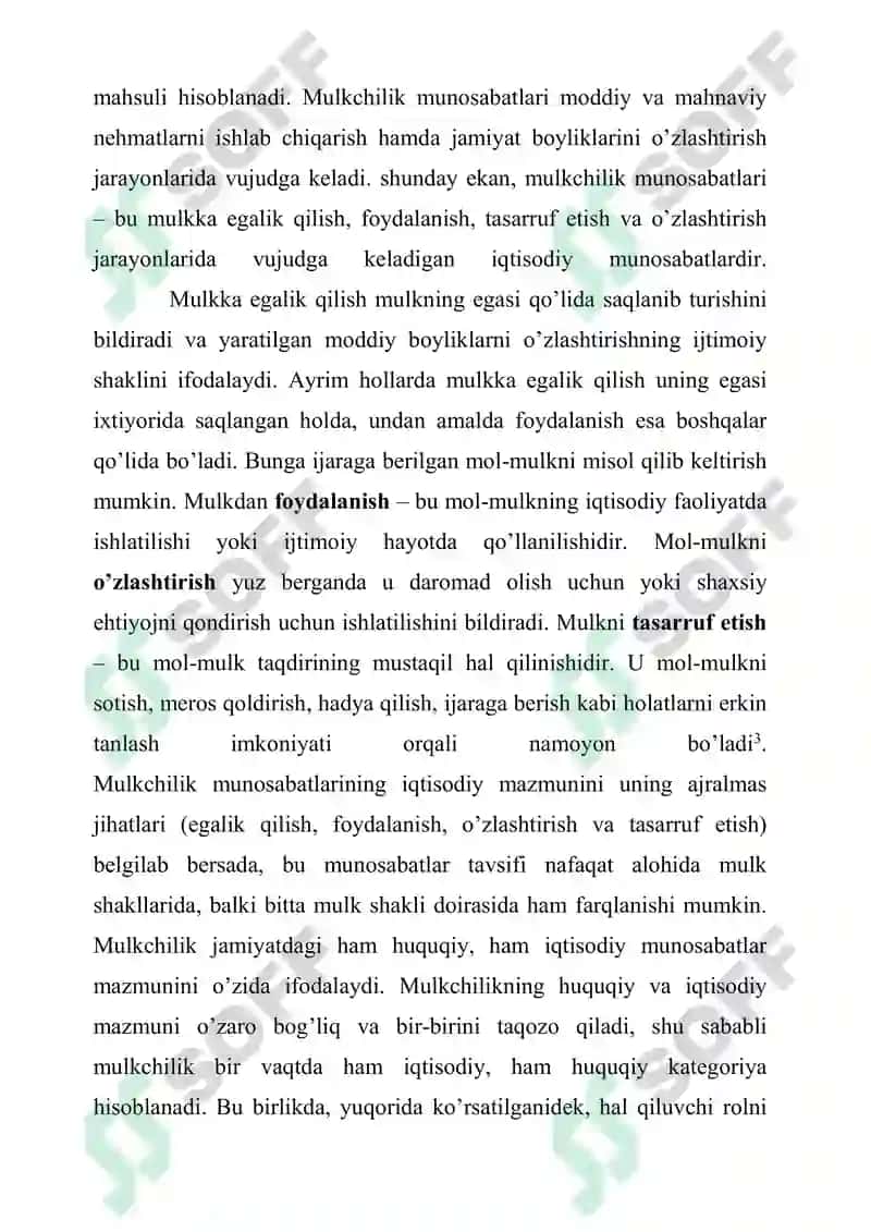 Mulk shakillari va ularga tavsifnoma 4