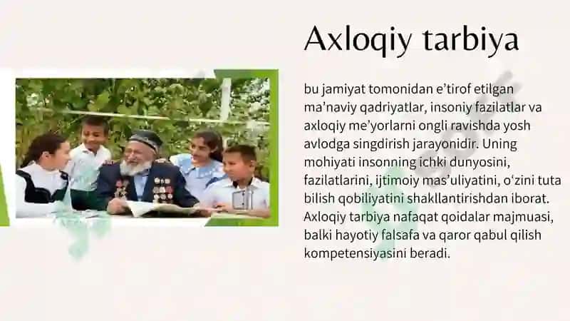 zamonaviy axloqiy tarbiya va yutuq kamchiliklari 4
