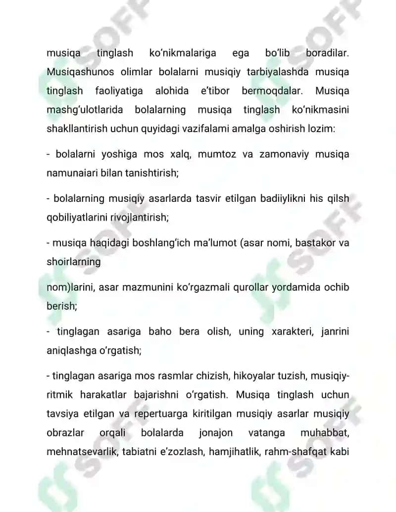 Musiqa mashgʻulotlari tuzilishi 4