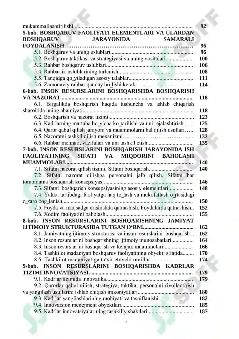Inson resurslarini boshqarish 4