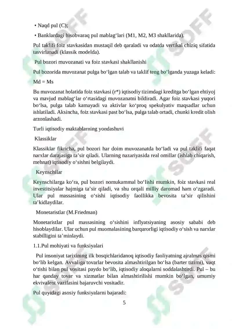 Makroiqtisodiyotda pul bozori 4