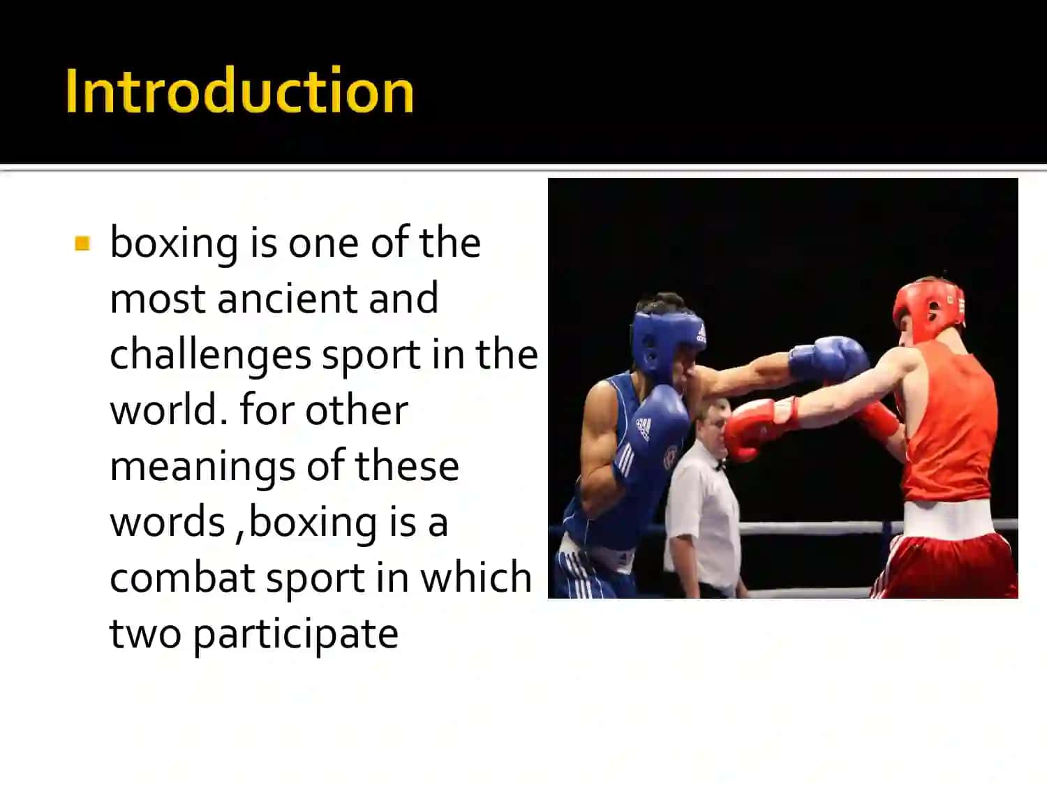 Popular sports in my country. 4
