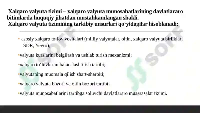 Valyuta munosabatlari 5