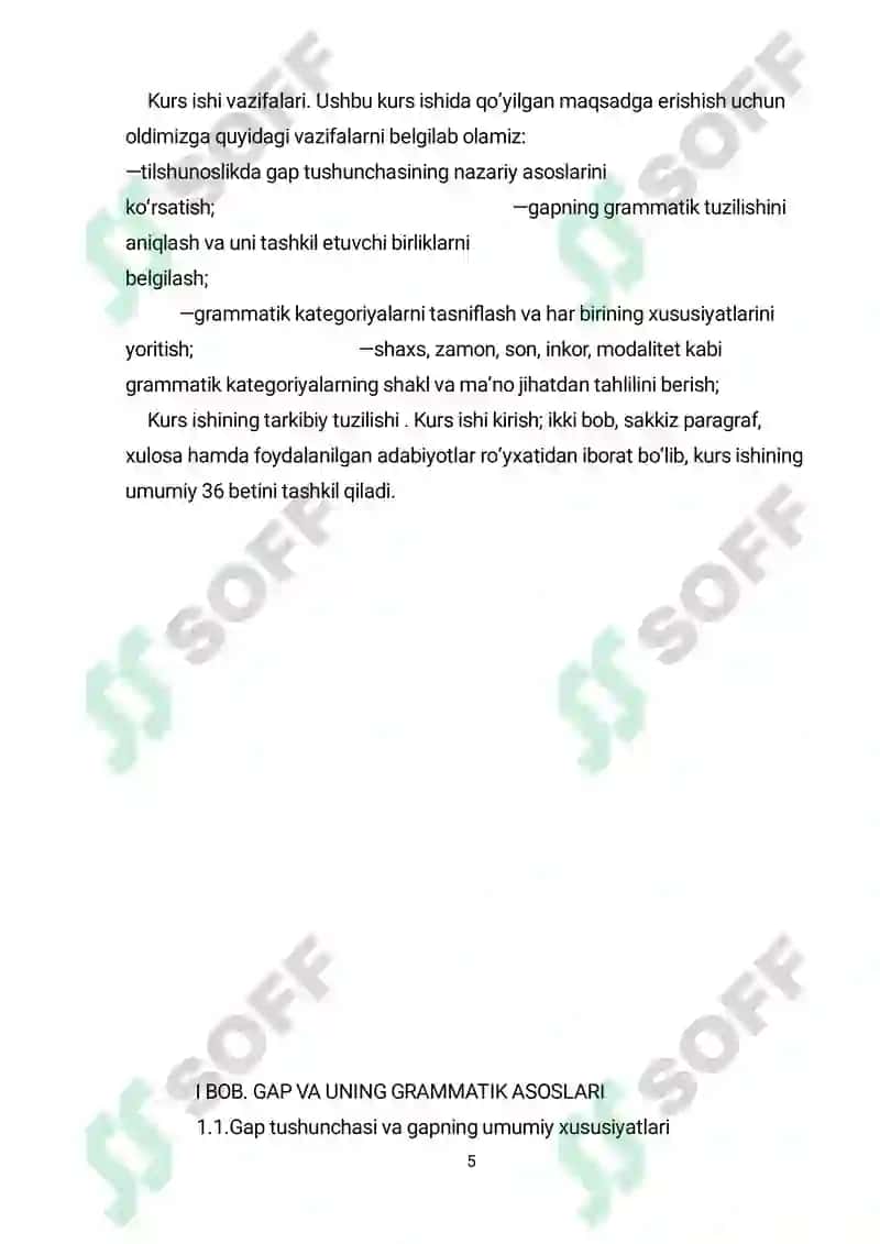 Gapning grammatik kategoriyalar 5