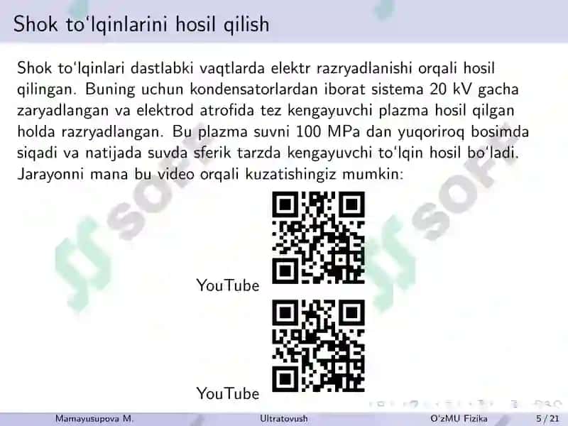 Ultratovushdan davolashda foydalanish. Litotripsiya 5