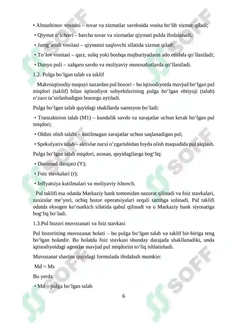 Makroiqtisodiyotda pul bozori 5