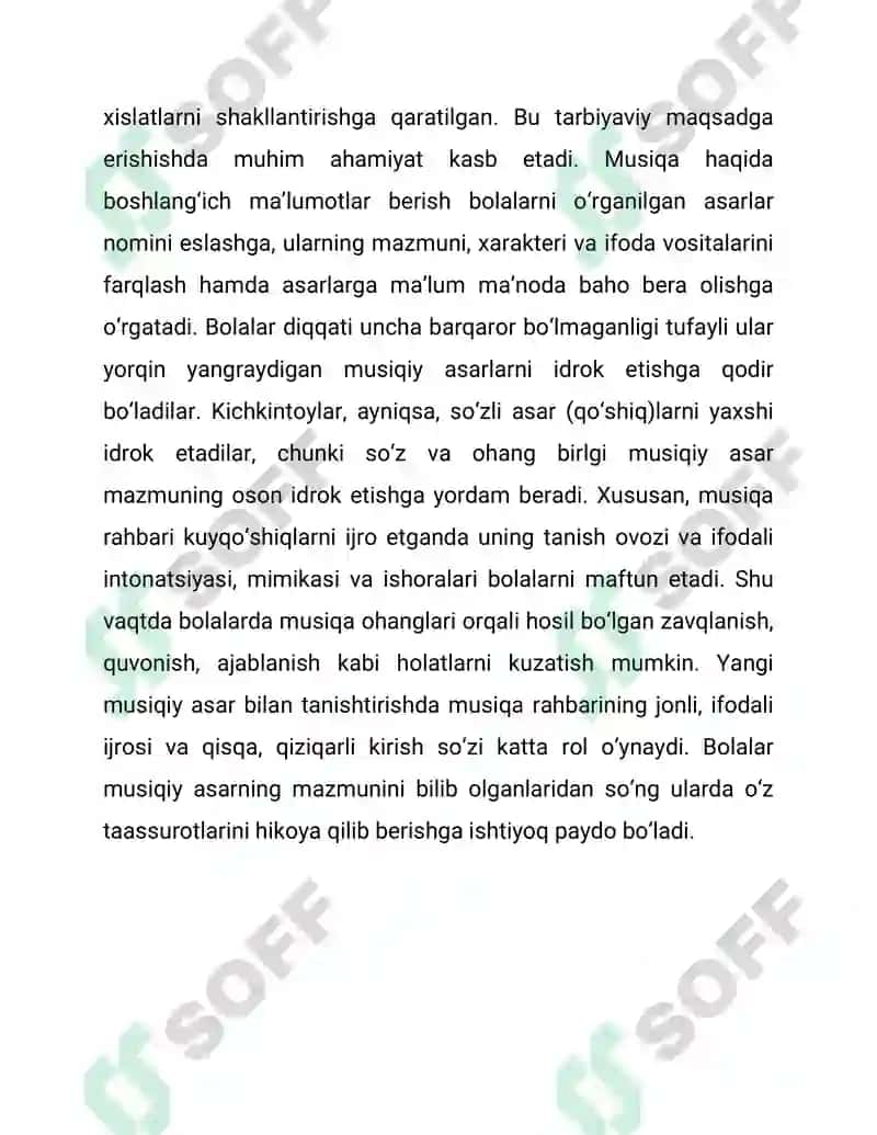 Musiqa mashgʻulotlari tuzilishi 5
