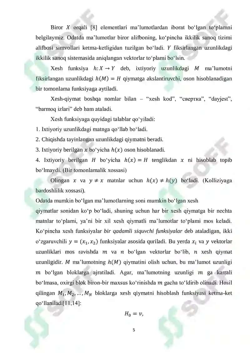 Zamonaviy xesh funksiyalarning qiyosiy tahlili 5