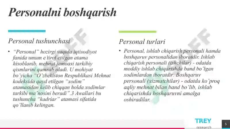 Personalni boshqarish 5