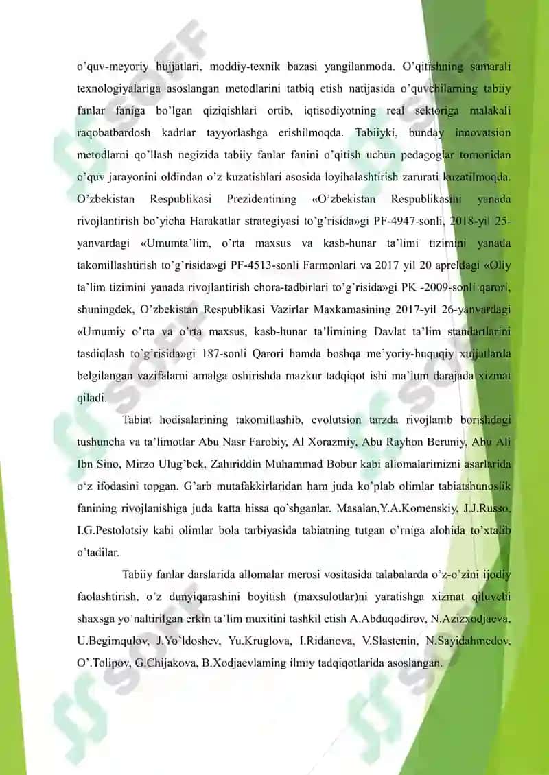 Uslubiy ko’rsatma 5