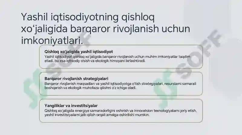 Yashil iqtisodiyot 5