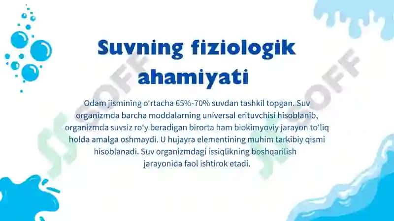 SUVNING GIGIYENASI VA EKOLOGIK MUAMMOLAR 5
