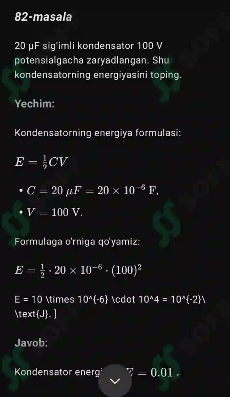 fizika yakuniy savollariga javoblar 5