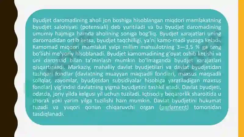 Davlat byudjetining aholini qo‘llab quvvatlash xarajatlari 5