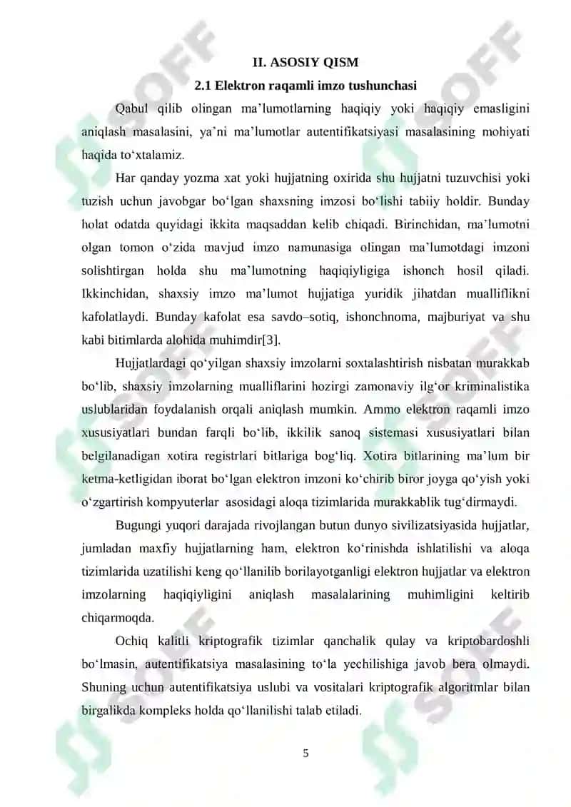 DSА ERI STANDARTI 5