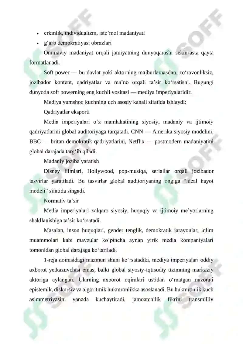 MEDIYA IMPERIYALARINING AXBOROT HUKMRONLIGINI SHAKLLANTIRISH STRATEGIYALARI 5